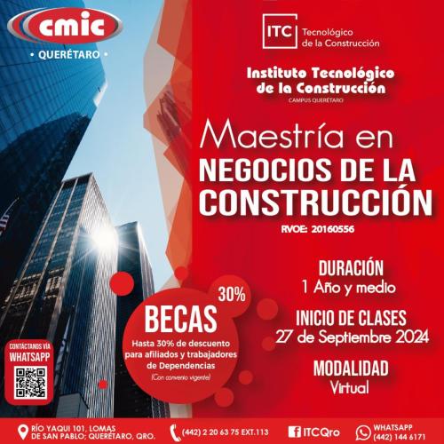 Maestría en Negocios de la Construcción